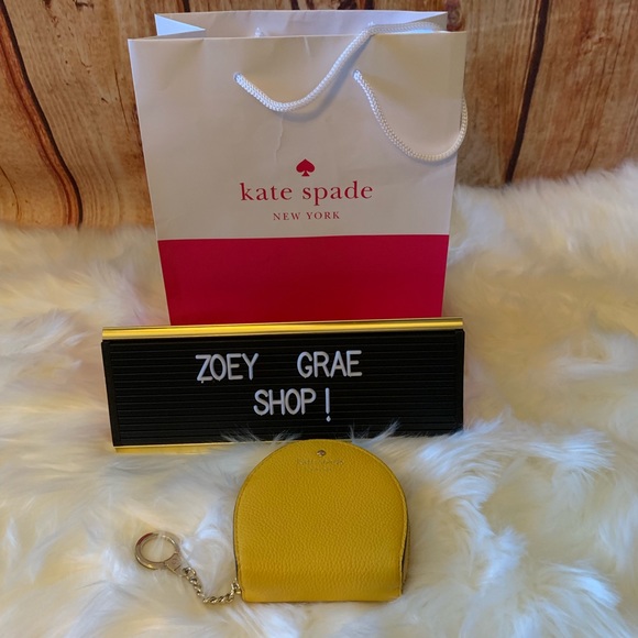 Kate Spade Coin purse key chain NWOT